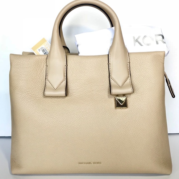 MICHAEL KORS Rollins Large Pebbled Leather Satchel - Picture 5 of 7